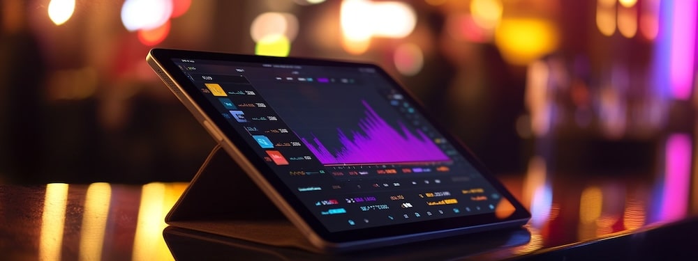 Immediate 5000 Forteo (+V5) Trading Dashboard auf dem Tablet