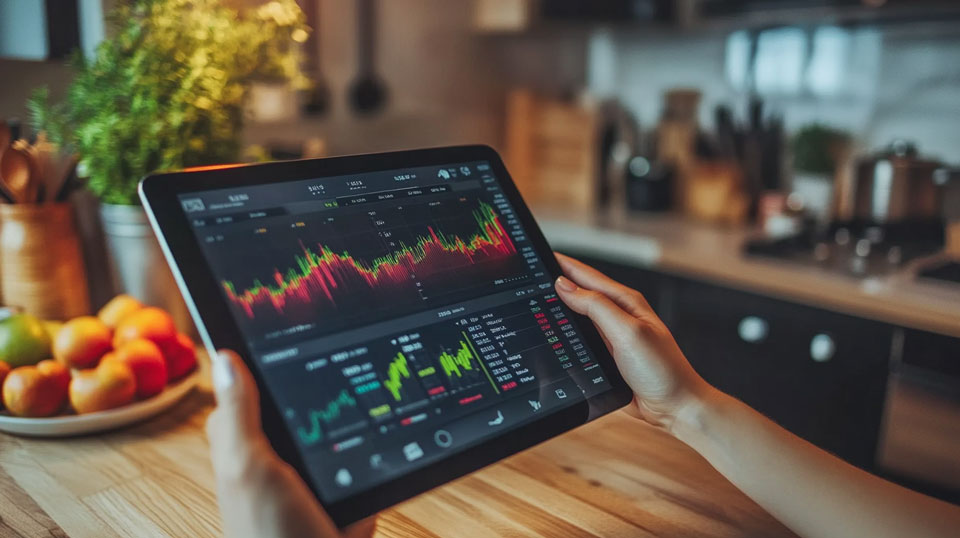 Instant trading performance on tablet