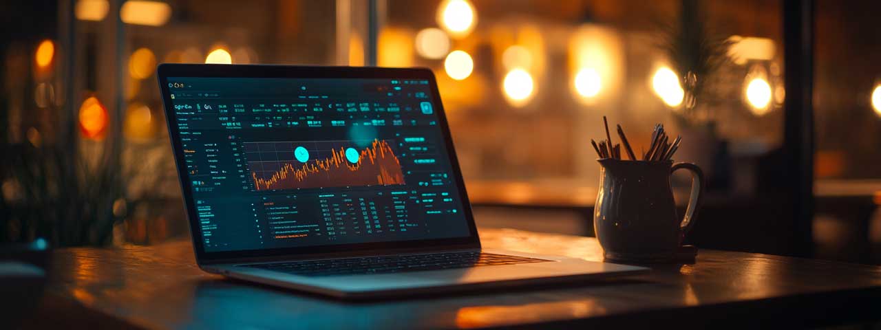 Laptop with secure trading tools