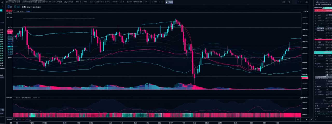 Gráficos financieros ampliados para operar en tiempo real Zoomed financial charts for real-time trading